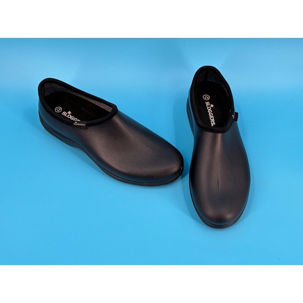 Sloggers Men’s Size 11 Black Waterproof Garden Clogs Slip On Shoes Made USA